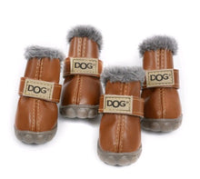 ChillPaw Fleece-Lined Snow Boots, Set of 4