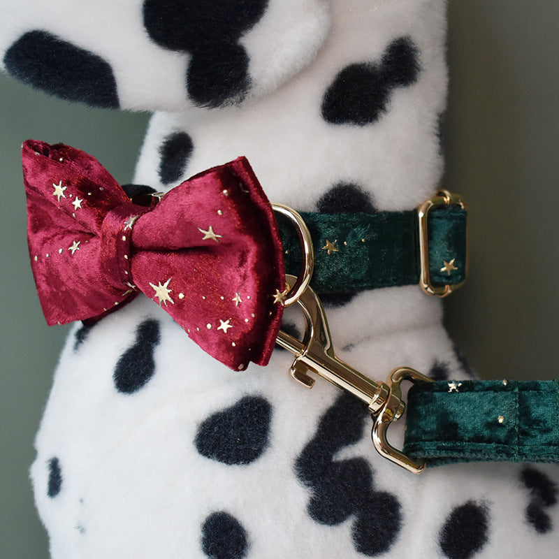 ChillPaw Bow Tie Collar on a dog