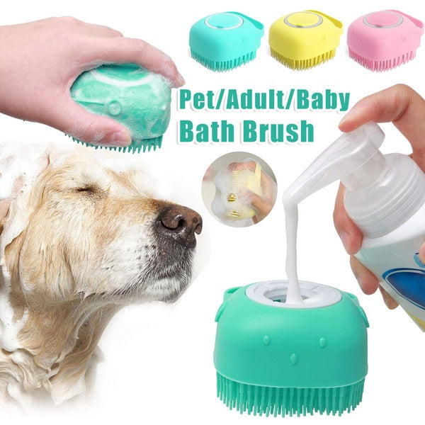 ChillPaw silicone grooming glove for dogs and cats
