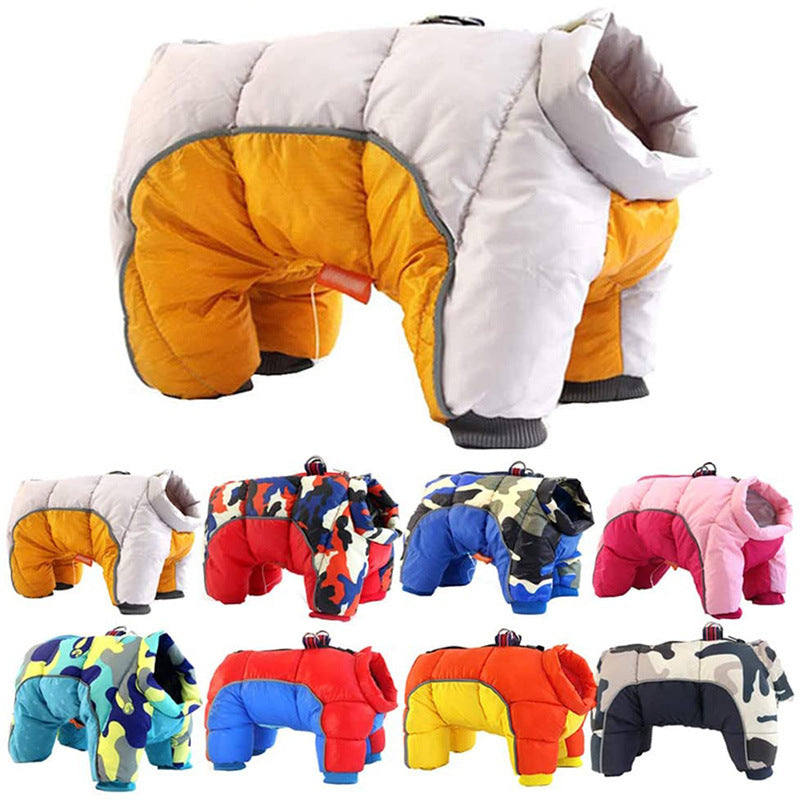 ChillPaw Puffer Jacket on a dog