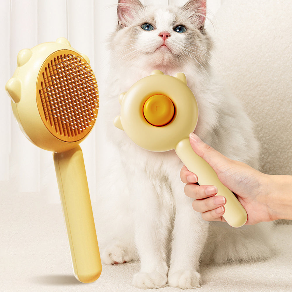 ChillPaw self-cleaning deshedding brush