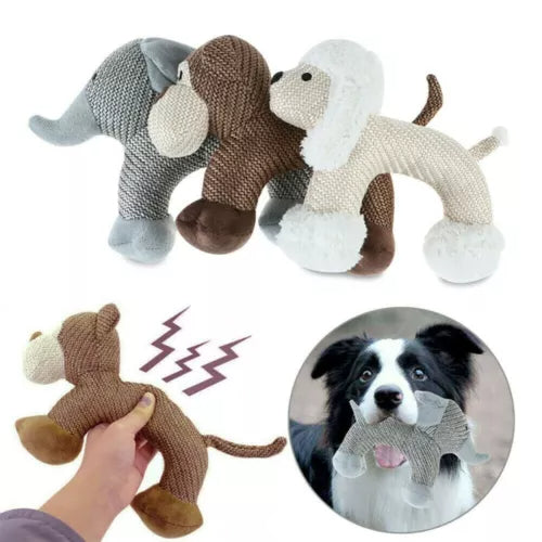 ChillPaw Squeaker Squad plush dog toys