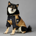 ChillPaw Packable Dog Raincoat in gold